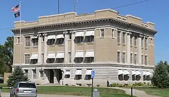 The Box Butte County Courthouse in Alliance