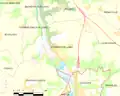 A map of the Commune of Souppes-sur-Loing