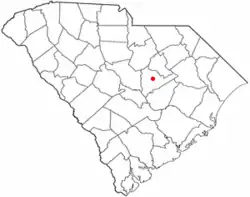 Location in South Carolina