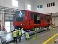 Lift-up vehicle process at KLIA MAHB Operations, Maintenance and Storage Facility (OMSF)