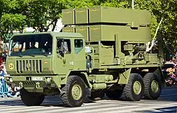 西班牙的NASAMS2車載防空飛彈系統發射車