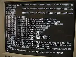 Linux中由硬盘硬件错误导致的内核错误。
