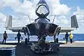 機身處於摺疊狀態的F-35C戰鬥機