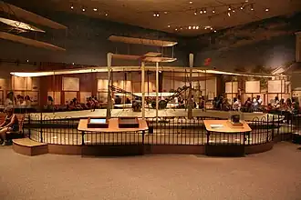 今典藏於美国国家航空航天博物馆的萊特飛行器